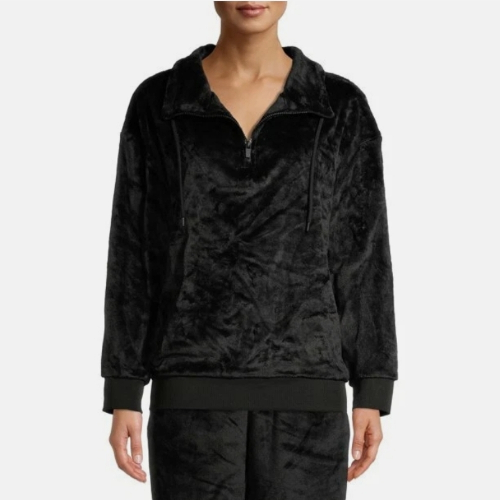 Secret Treasures Plush Black Teddy Jacket